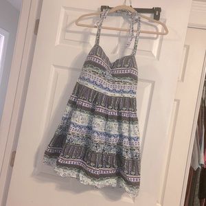 Cute summer halter top dress size L